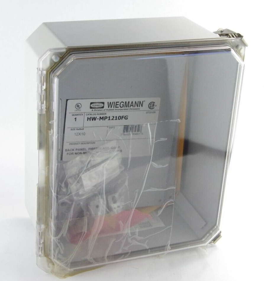 Hubbell Wiegmann HW-CC121006CHQR / HW-MP1210FG Standard Electrical Enclosure