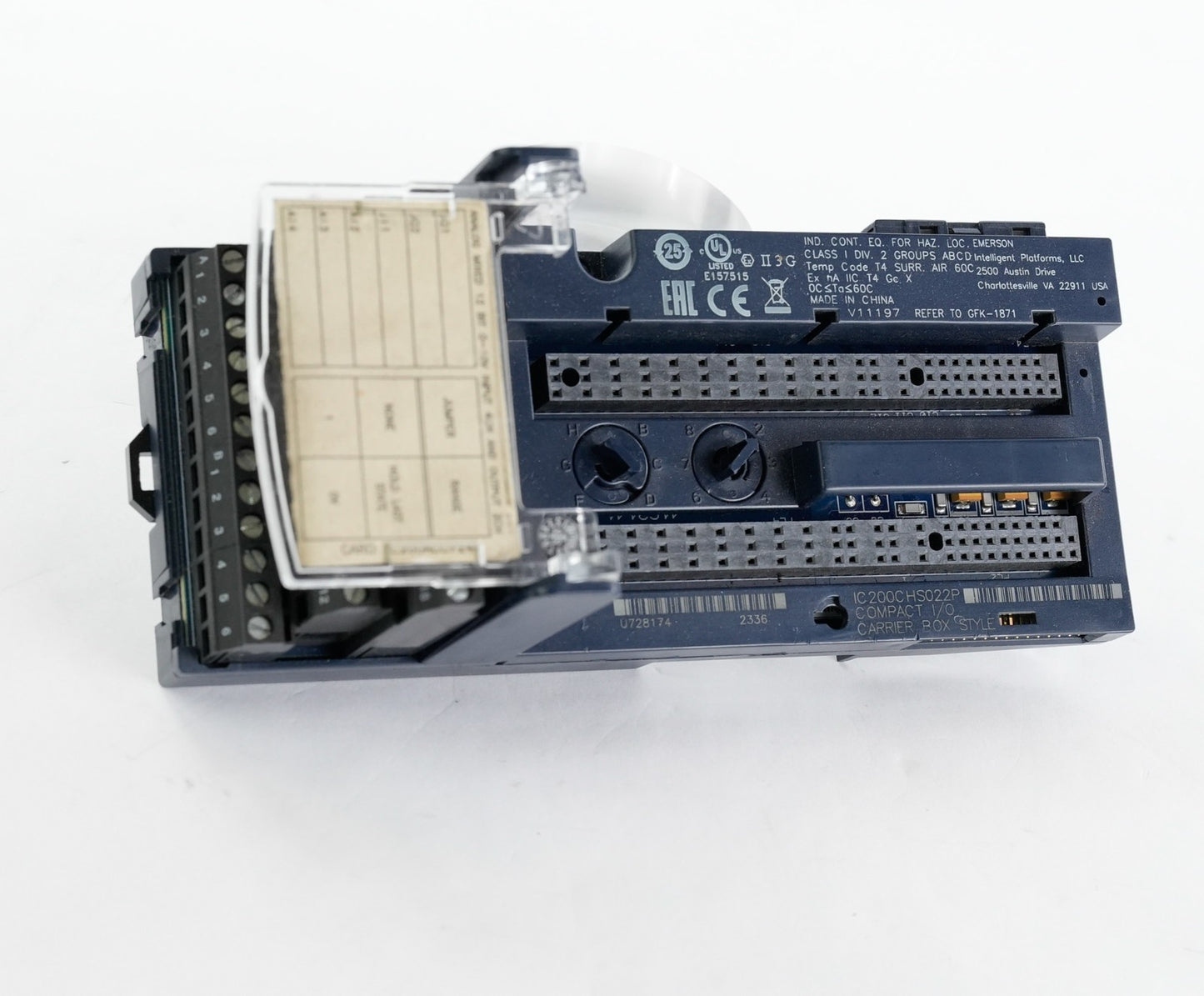 Emerson IC200CHS022P Compact I/O Carrier Box Style