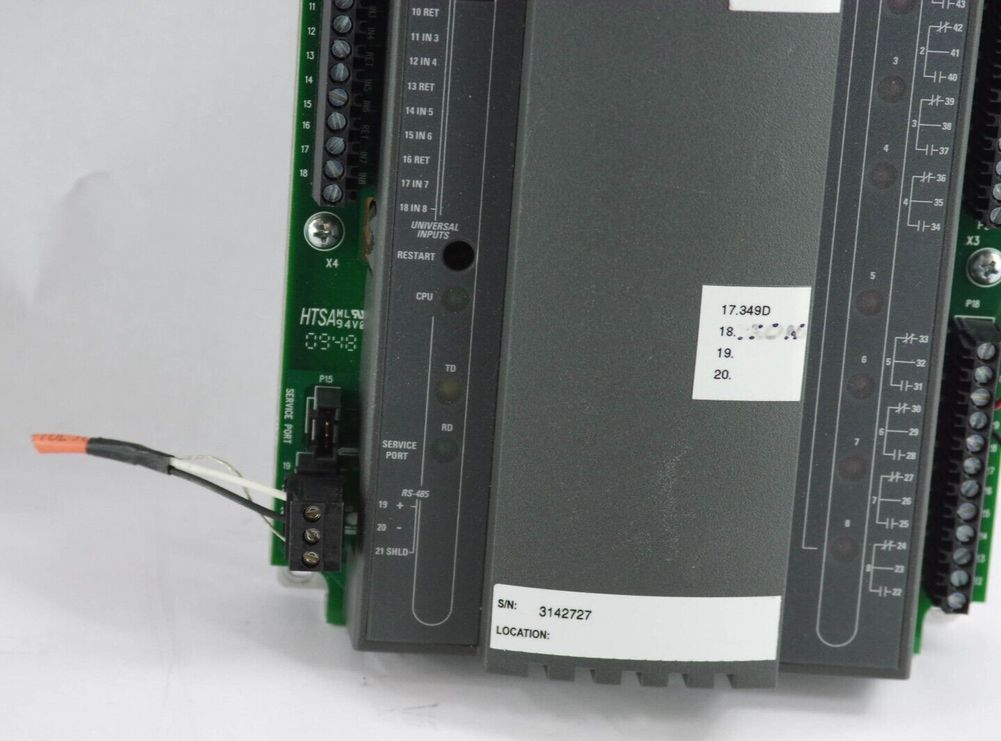 Schneider Electric Andover Continuum i2800 Infinet System Controller 124VAC 25VA