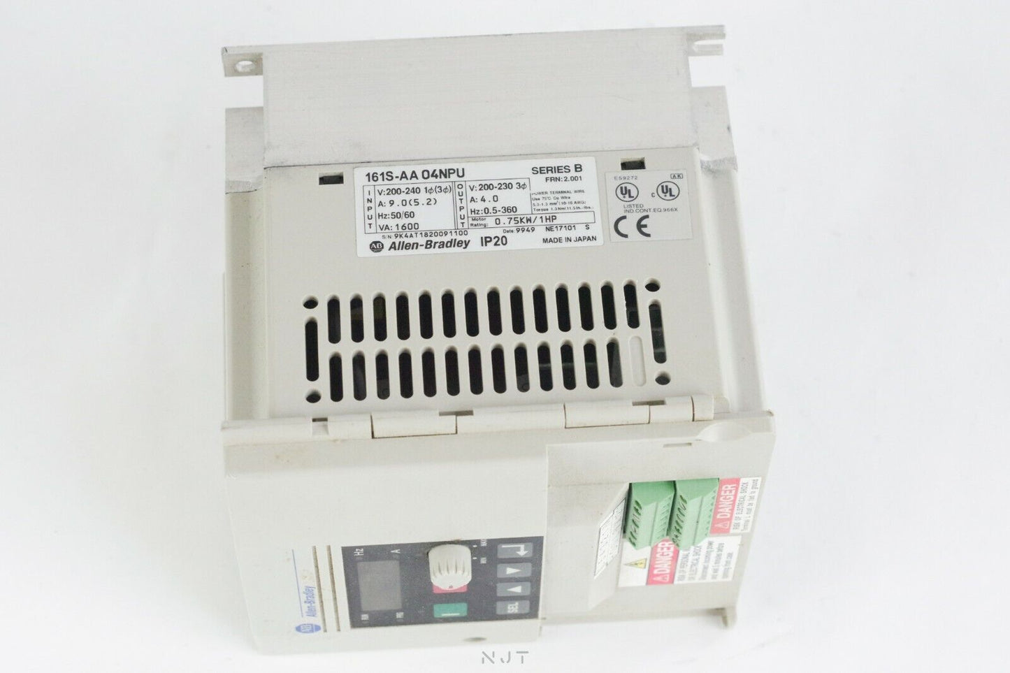 ALLEN BRADLEY 161S-AA 04NPU DRIVE 230VAC 161S-AA04NPU SER B /B