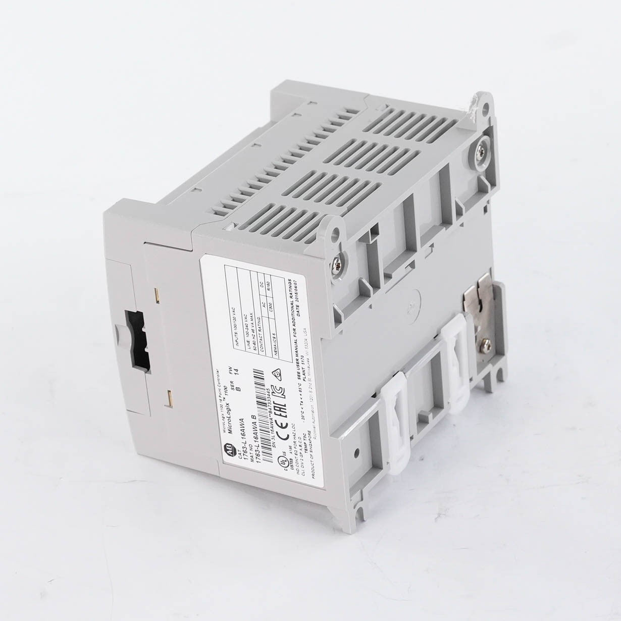 Allen Bradley 1763-L16AWA Ser B MicroLogix 1100 PLC 120/240V AC Controller