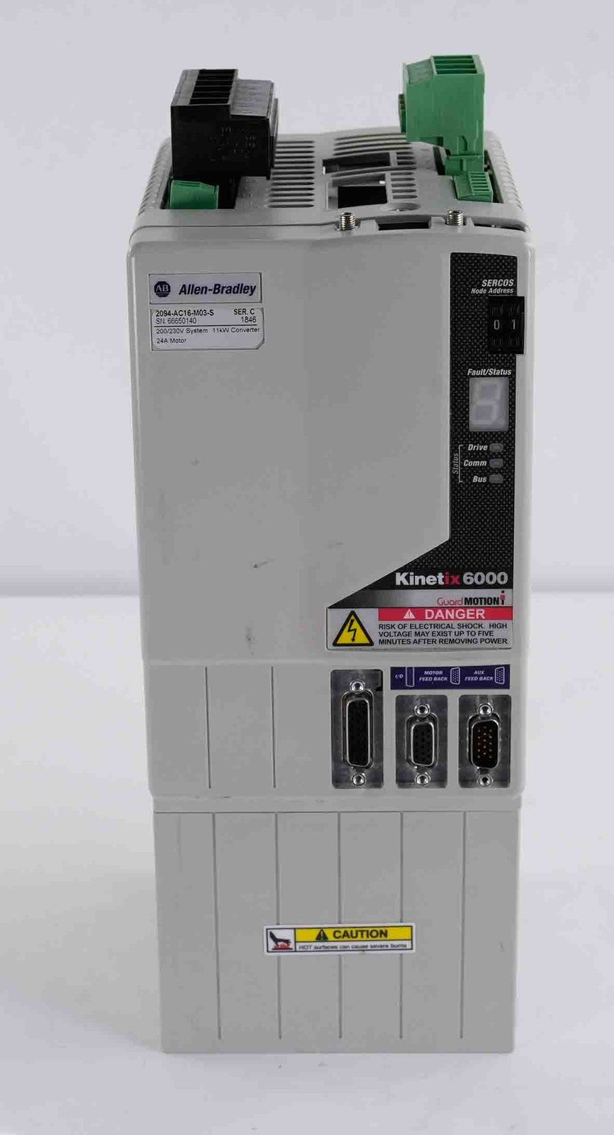 Allen Bradley 2094-AC16-M03-S /C Kinetix 6000 Integrated Axis Module 11kW 24A