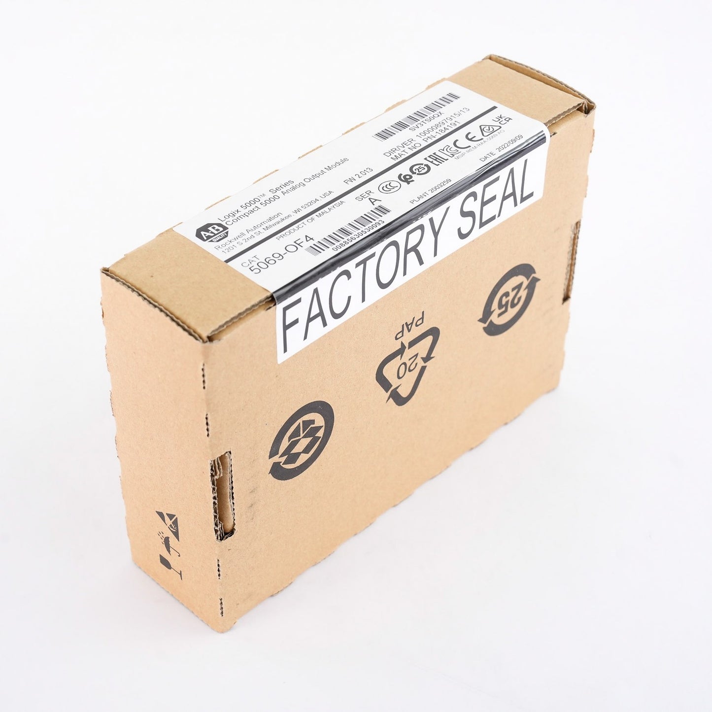 Allen Bradley 5069-OF4 /A Logix 5000 4-Ch Analog Output Module - Sealed Surplus