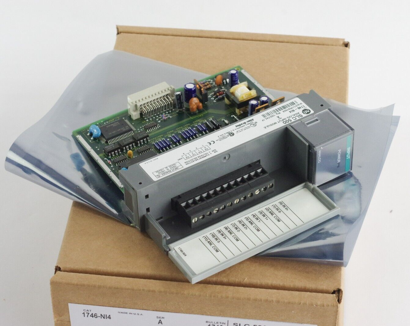 Allen Bradley 1746-NI4 /A SLC500 Analog Input Module - Refurbished & Repacked