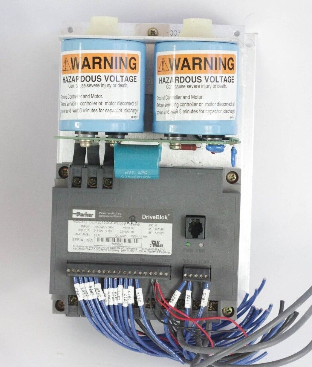 Parker DriveBlok BDM2010DCSWE00S 10hp Servo Drive 230V / BDM2010DCSWEOOS