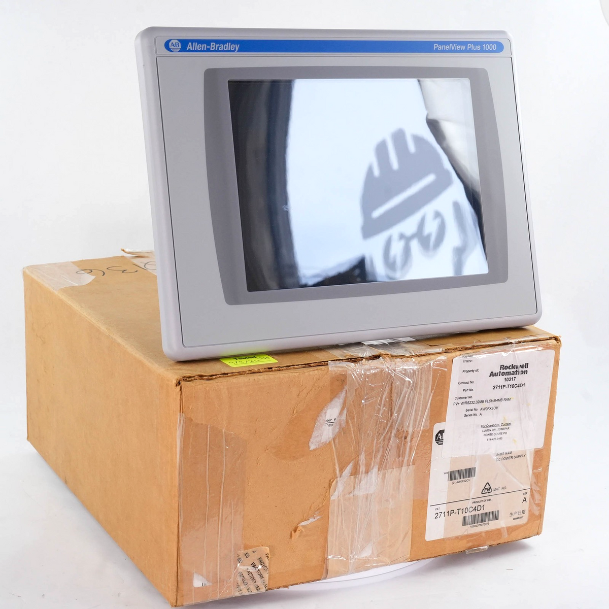 Allen Bradley 2711P-T10C4D1 PanelView Plus 1000 Color 24V 2711P-RDT10C - Open