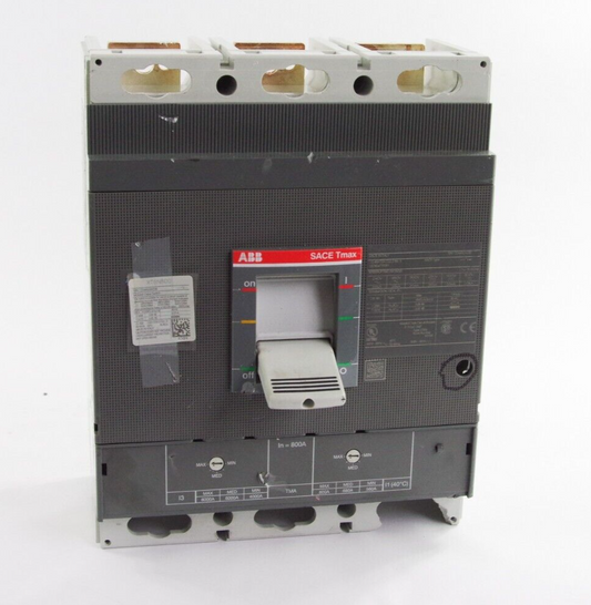 ABB SACE Tmax XT6N 800 3 Pole 800 Amp 600v Circuit Breaker XT6N800 - Used