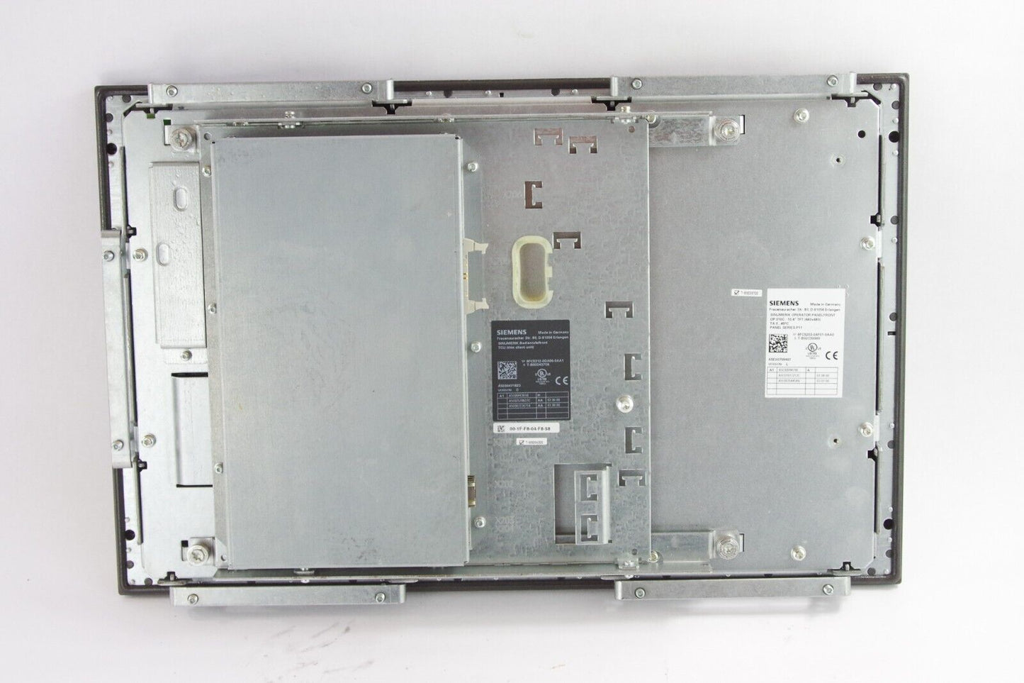 Siemens 6FC5203-0DA00-0AA1 Operator Panel VER.C W/ 6FC5203-0AF01-0AA0 VER L TCU