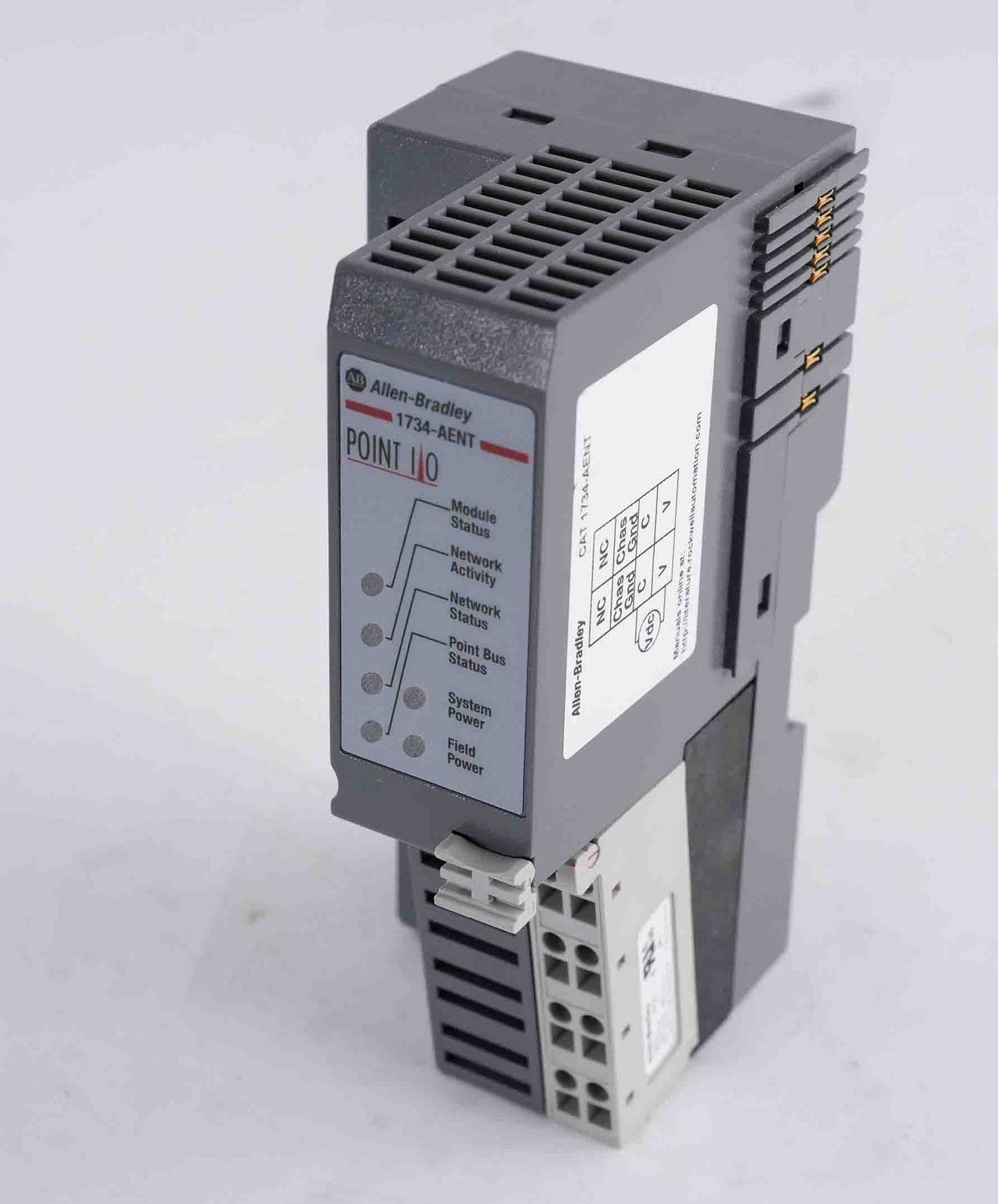 Allen Bradley 1734-AENT /C Point I/O Ethernet Adapter Module 24VDC 1734AENT