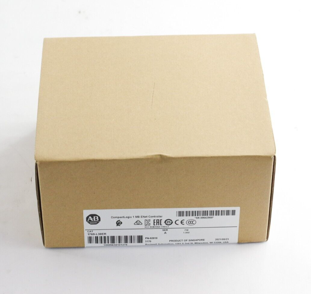 Allen Bradley 1769-L30ER SER A CompactLogix 1MB ENet Controller Sealed Surplus