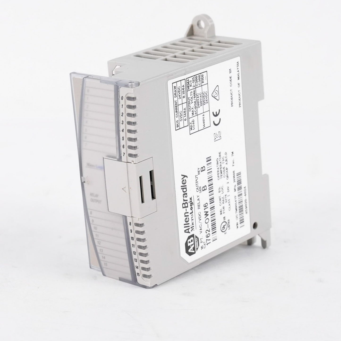 Allen Bradley 1762-OW16 /B MicroLogix 16-Point Relay Output Module 1762OW16