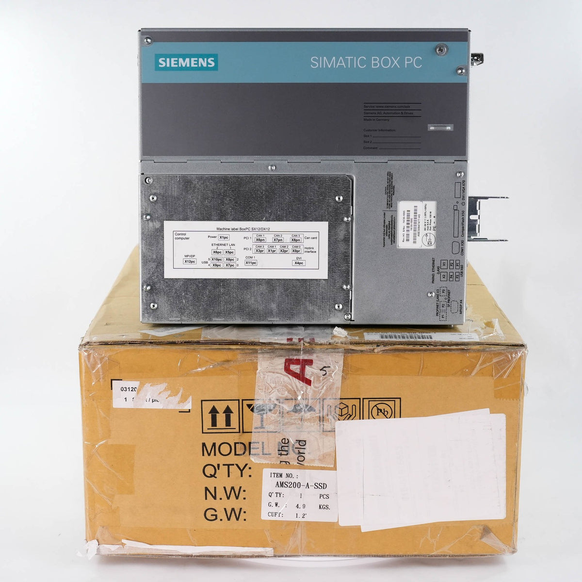 Siemens SIMATIC IPC627C Box PC 6BK1000-6AE10-0AX0 Industrial Computer -installed