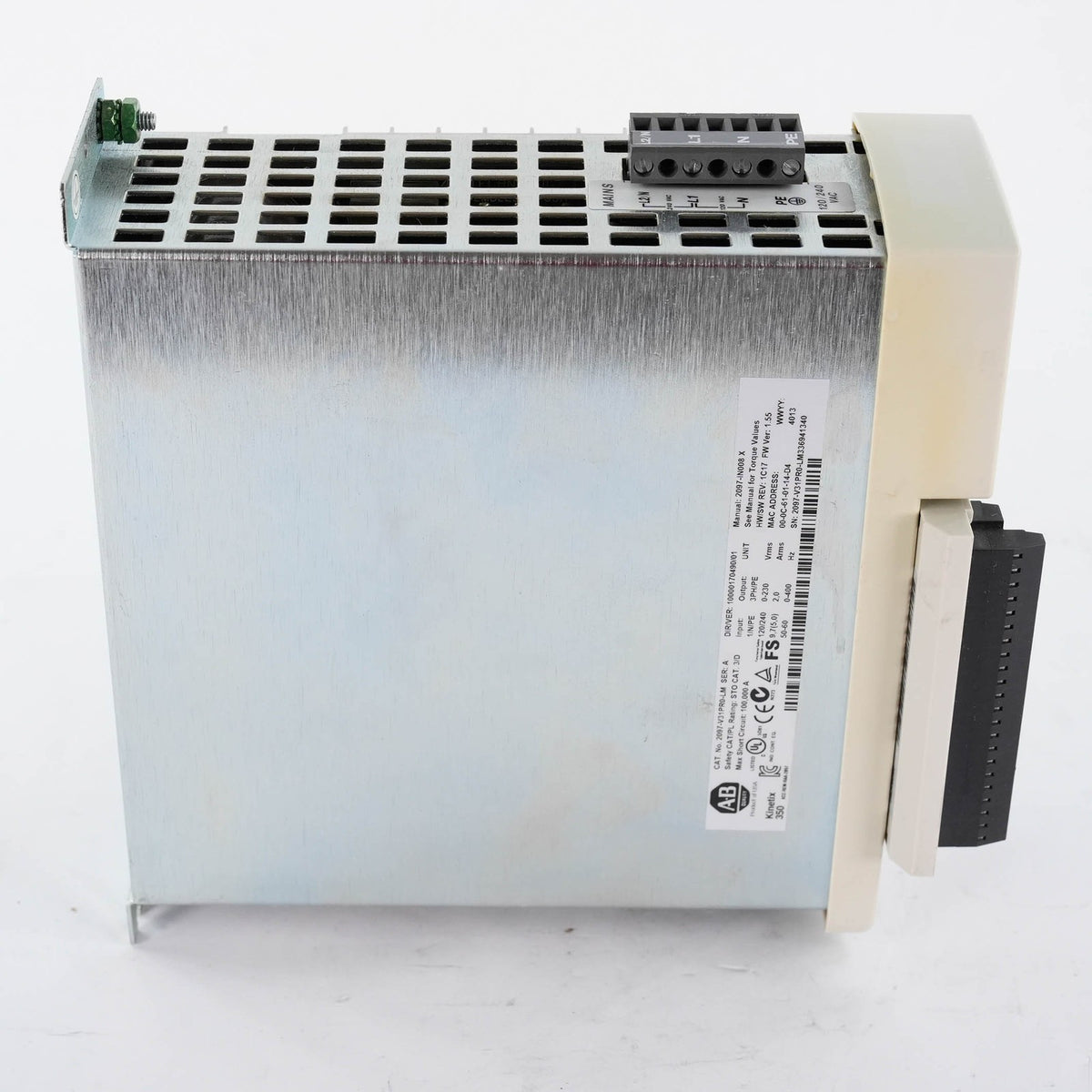 Allen Bradley 2097-V31PR0-LM Ser A Kinetix 350 Servo Drive 2097-V31PRO-LM 1PH