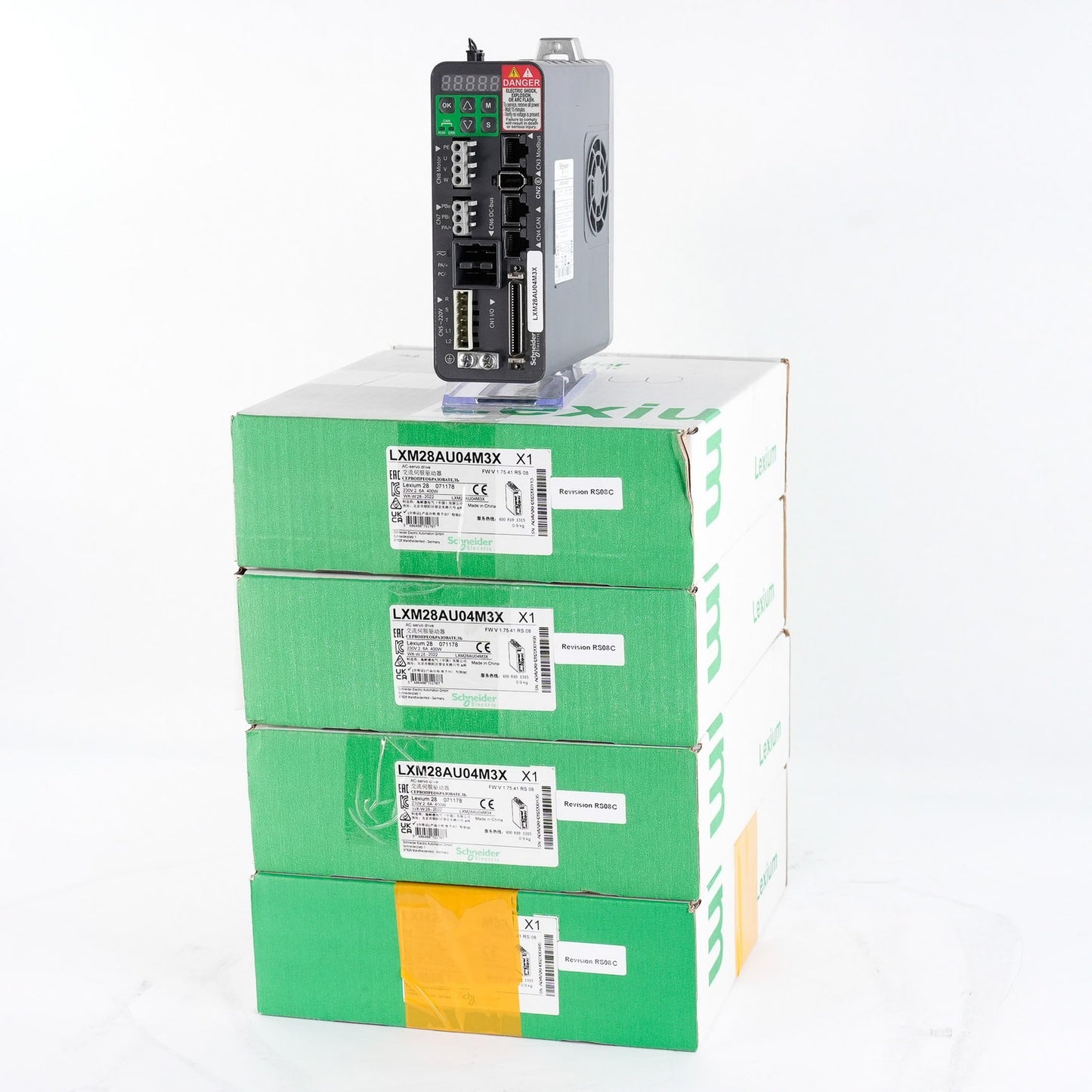 Schneider Electric LXM28AU04M3X Lexium 28 Servo Drive 400W 230V - Open Box