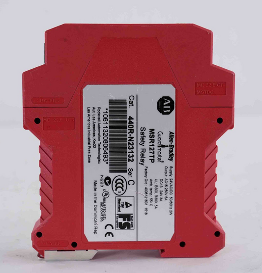 Allen Bradley 440R-N23132 /C Guardmaster MSR127TP Safety Relay 440RN23132