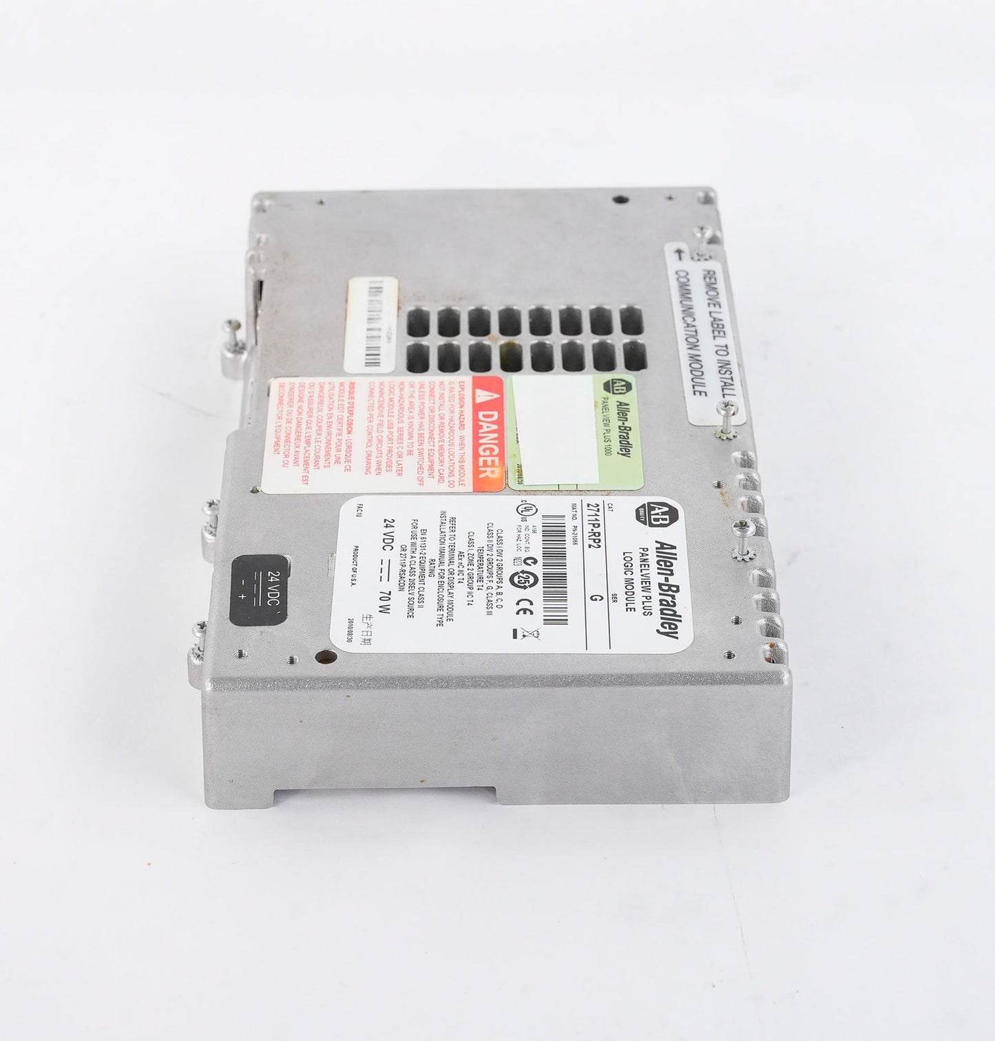 Allen Bradley 2711P-RP2 /G PanelView Plus Logic Module 2711PRP2