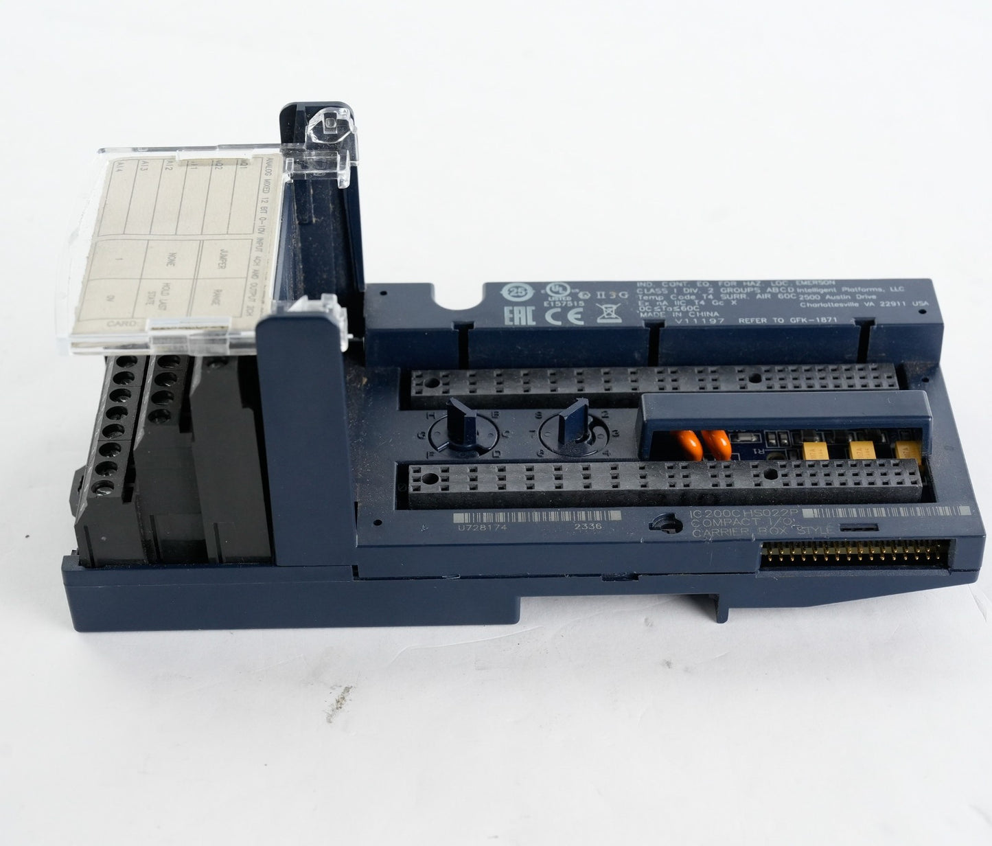 Emerson IC200CHS022P Compact I/O Carrier Box Style