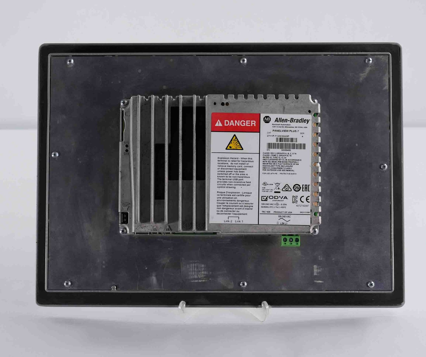 Allen Bradley 2711P-T12W22A9P /A PanelView Plus 7 12.1" Color/Touch Display Ac