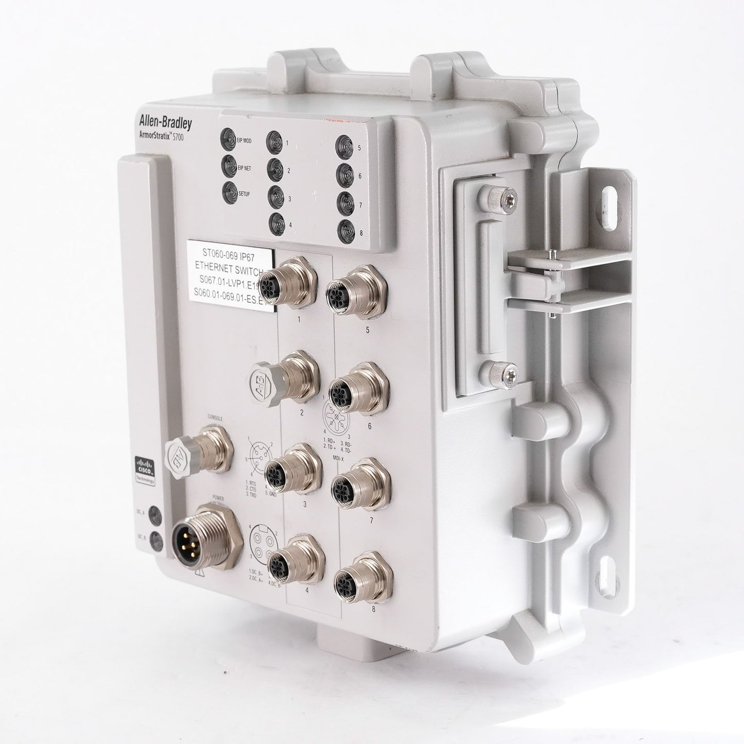 Allen Bradley 1783-ZMS8TA /A ArmorStratix Ethernet Managed Switch 1783ZMS8TA