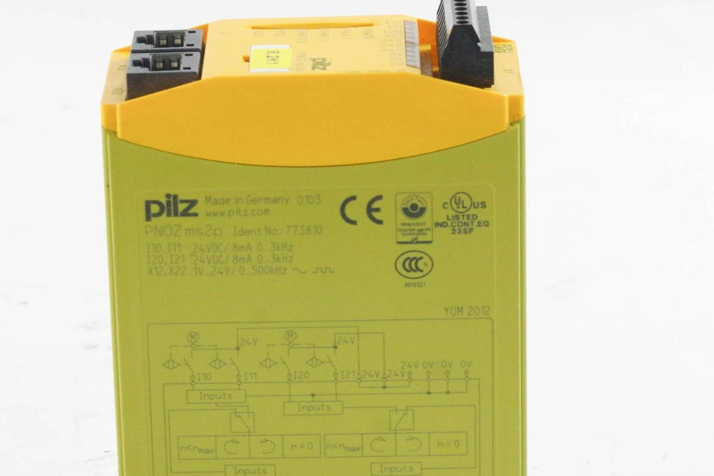 Pilz PNOZ ms2p 773810 Speed Control Module