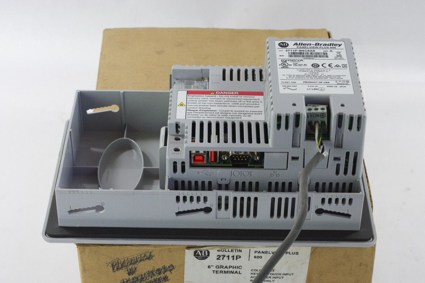 Allen Bradley 2711P-B6C5A8 Ser A Panelview Plus 600 - Open Box Surplus