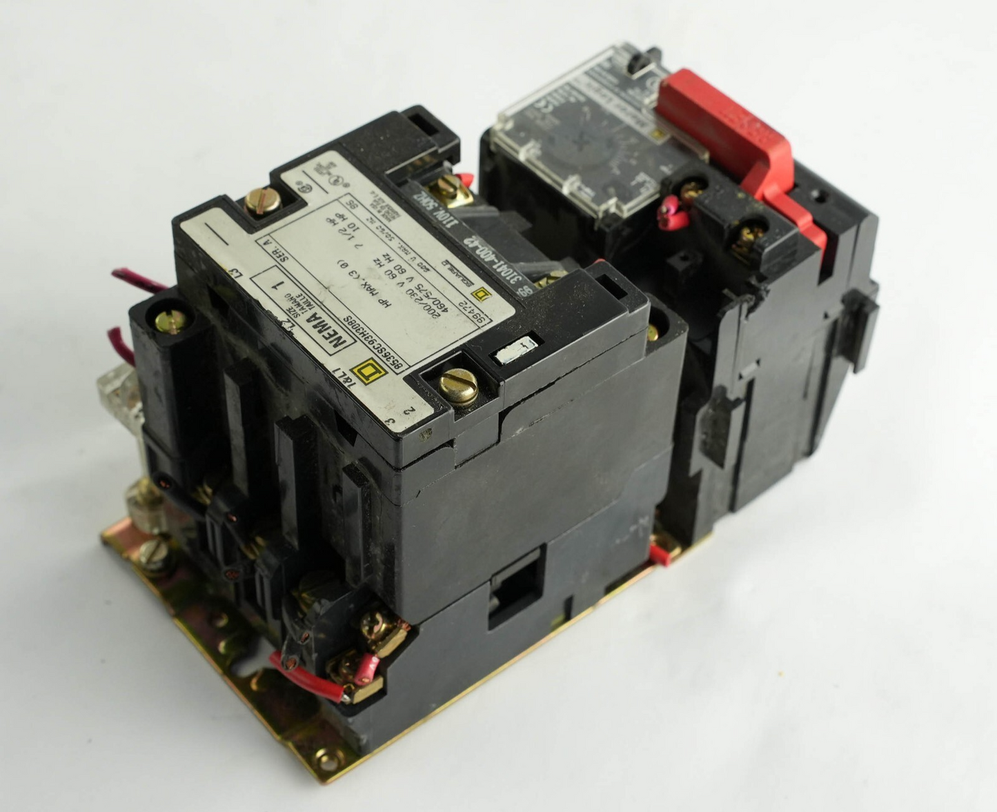 Square D 8536SC93H308S /A Size 1 120V Coil Magnetic Motor Starter
