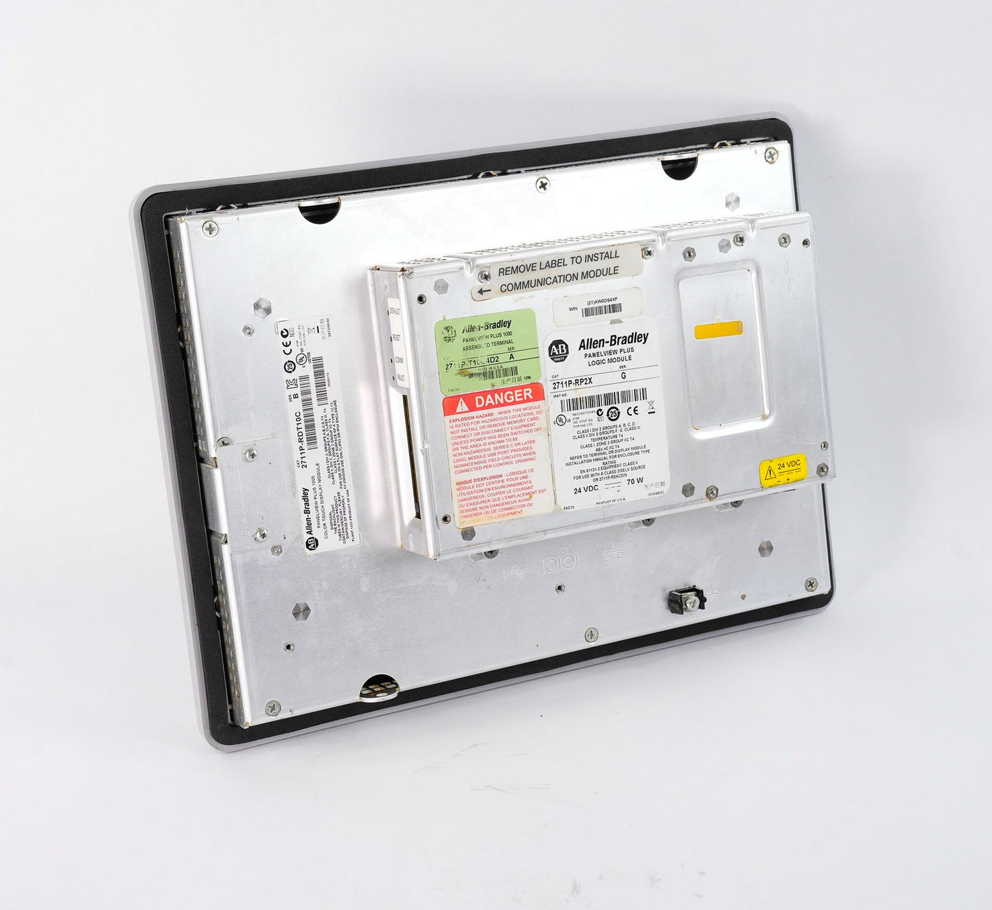Allen Bradley 2711P-T10C4D2 /A PanelView Plus 1000 HMI Display + RP2X /G Logic