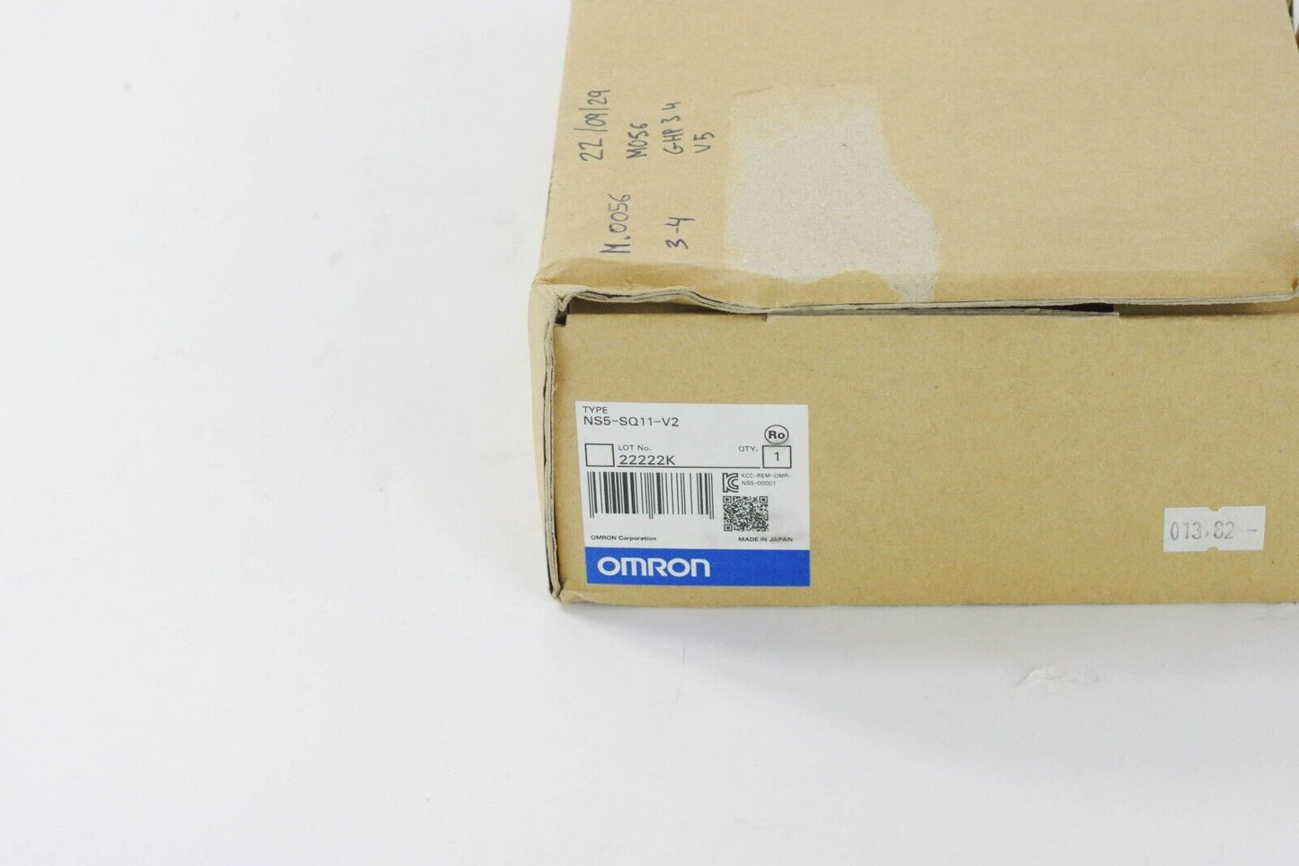 Omron NS5-SQ11-V2 / NS5SQ11V2 Interactive Display HMI - New Surplus Open Box