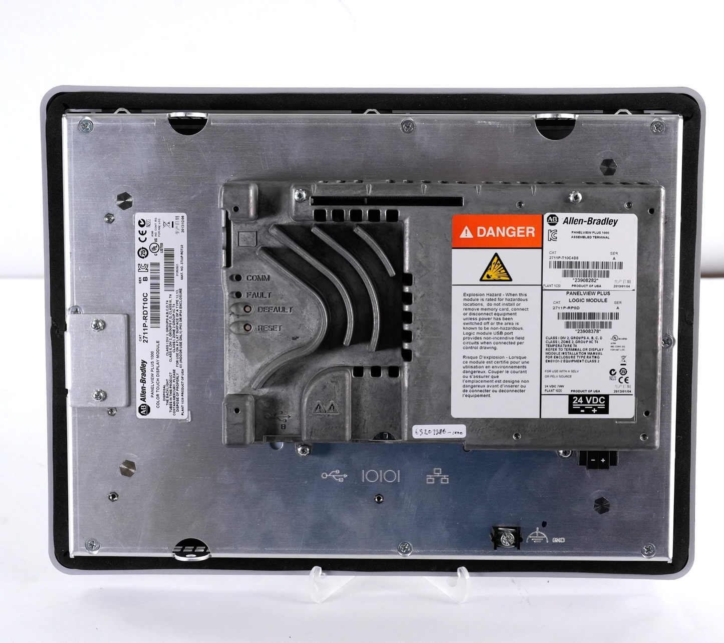 Allen-Bradley 2711P-T10C4D8 /A PanelView Plus 1000 Touch Display + RP8D/A No Box