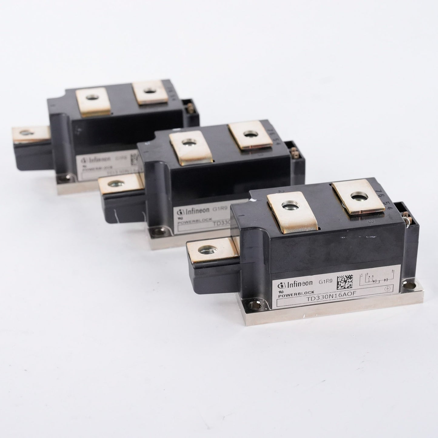 Infineon TD330N16AOF Phase Control Thyristor Module 1600V 330A Dual SCR Module