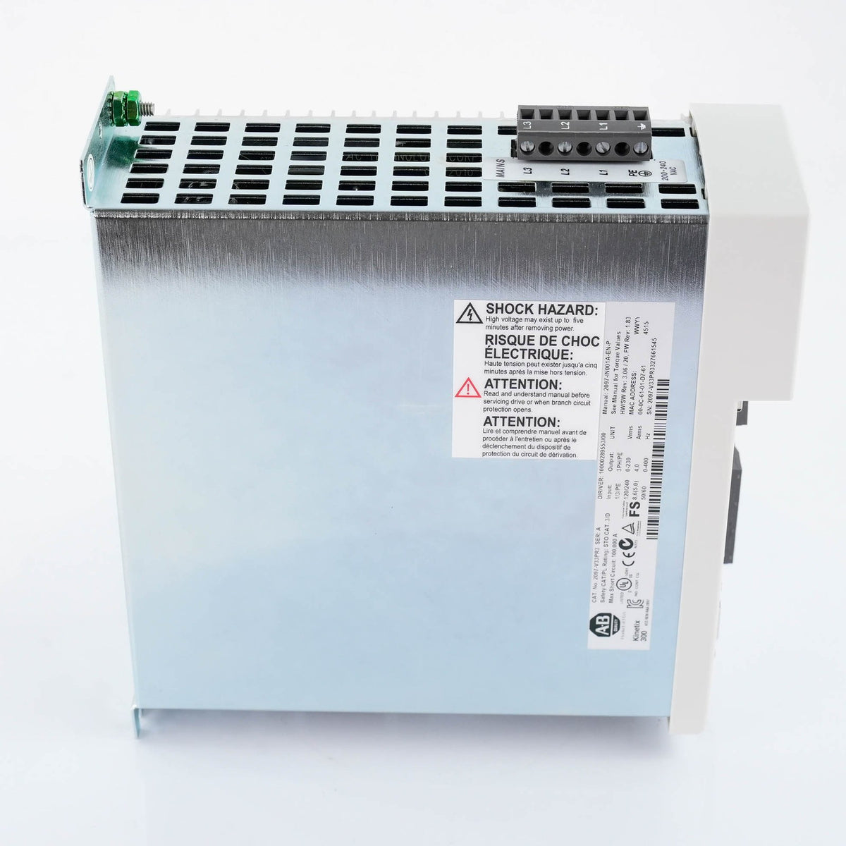 Allen Bradley 2097-V33PR3 Ser A Kinetix 300 Servo Drive 240V 1PH/3PH - No Box