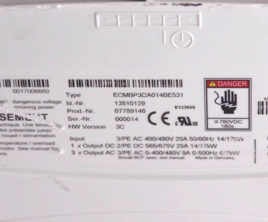 KUKA KPP 600-20-3x20 ECMBP3DA014BE531 Robotic Servo Drive TESTED +90Day Warranty