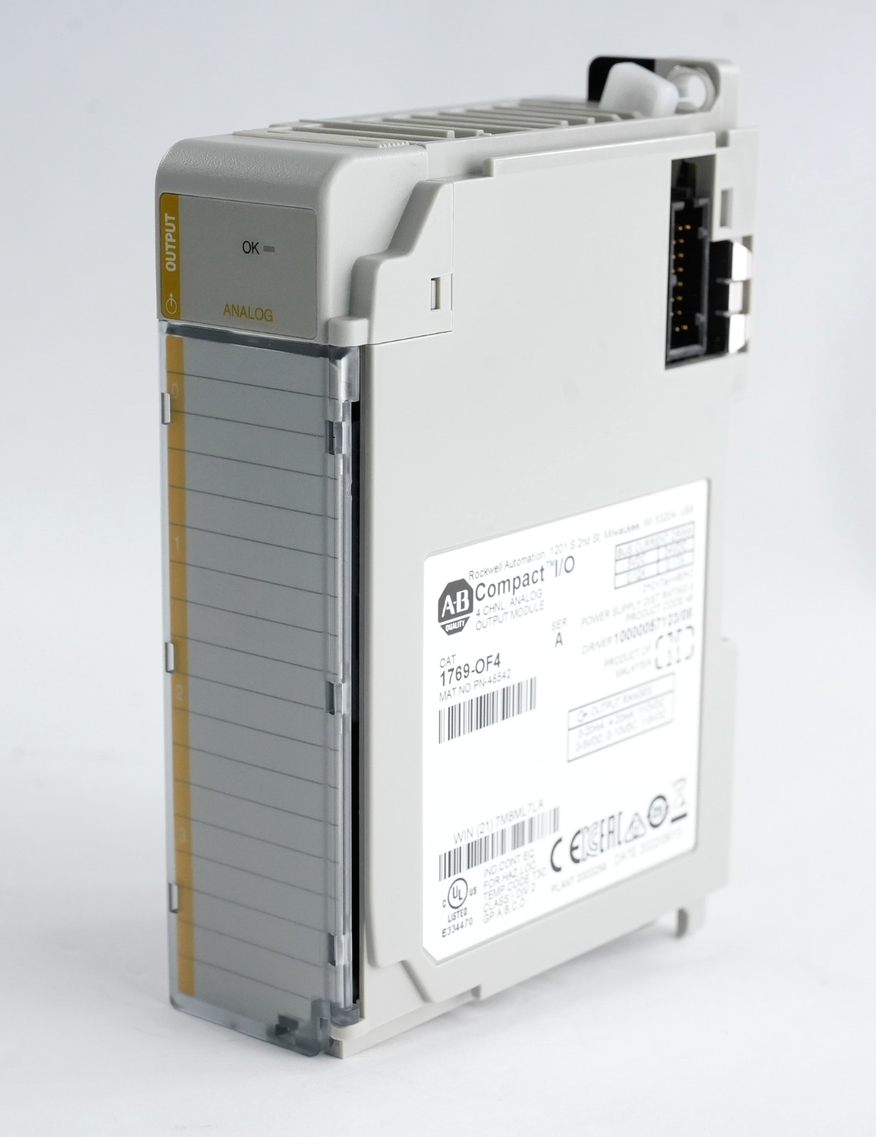 Allen Bradley 1769-OF4 Ser A CompactLogix Output Module Analog 4 Point 1769OF4