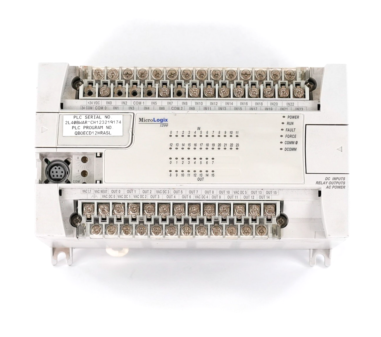 Allen Bradley 1762-L40BWAR /C FW 12 MicroLogix 1200 PLC Module 1762L40BWAR