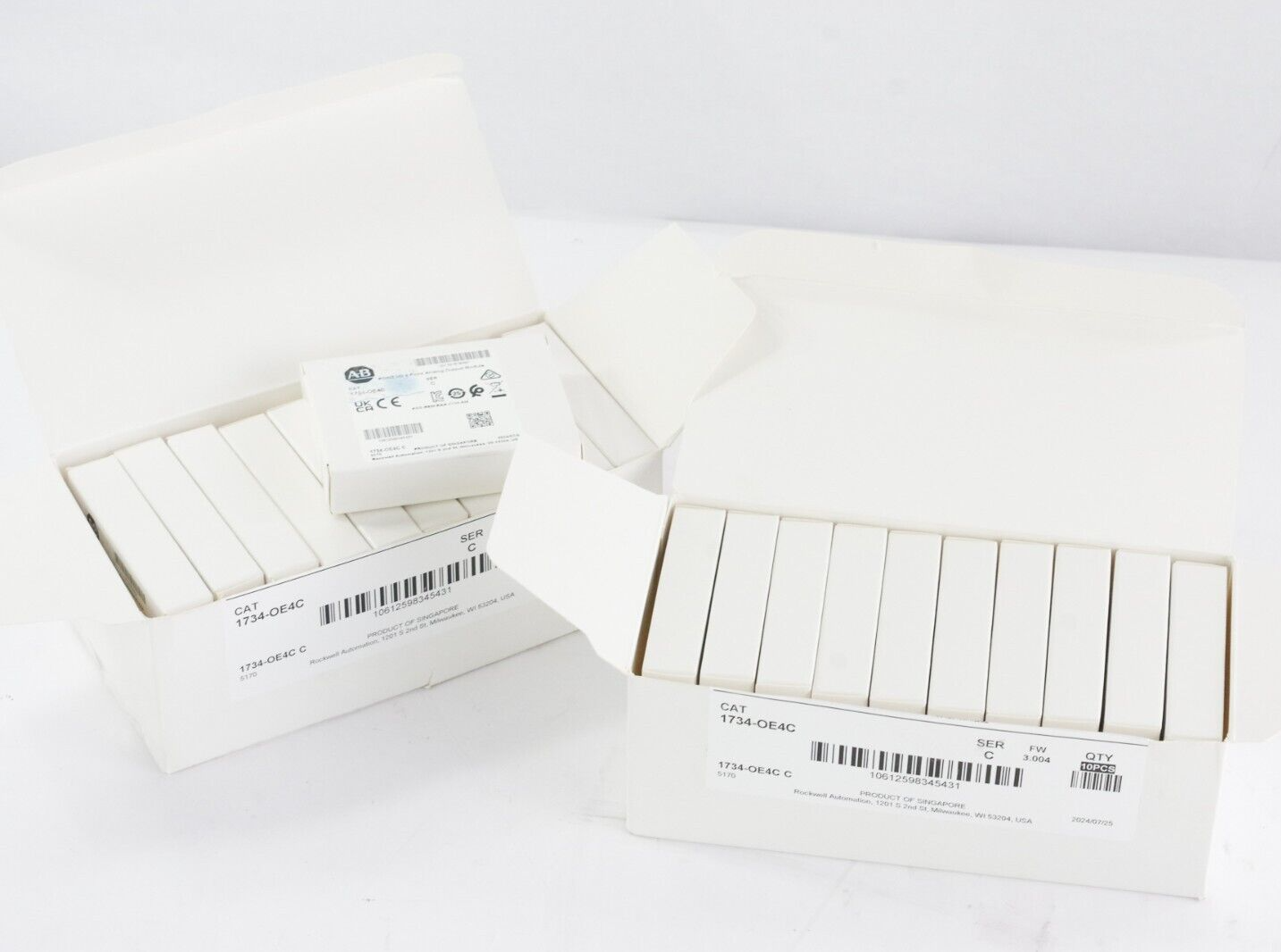 Allen Bradley 1734-OE4C Ser C Point I/O 4-Point Output Module Sealed Surpus