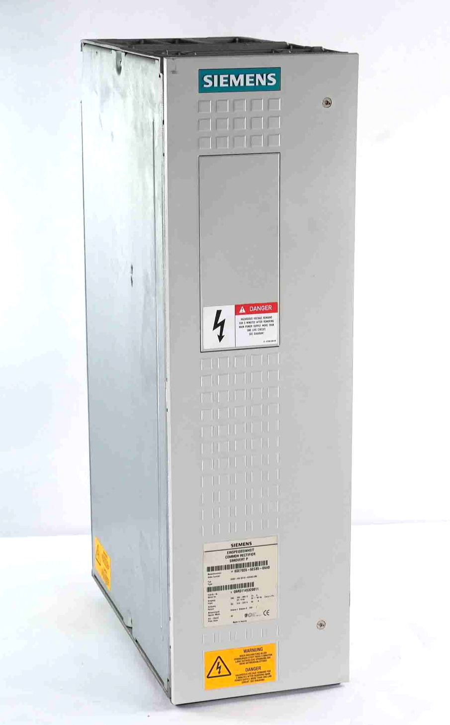 Siemens 6SE7028-6EC85-0AA0 Simovert Common Rectifier 380-480V 6SE70286EC850AA0