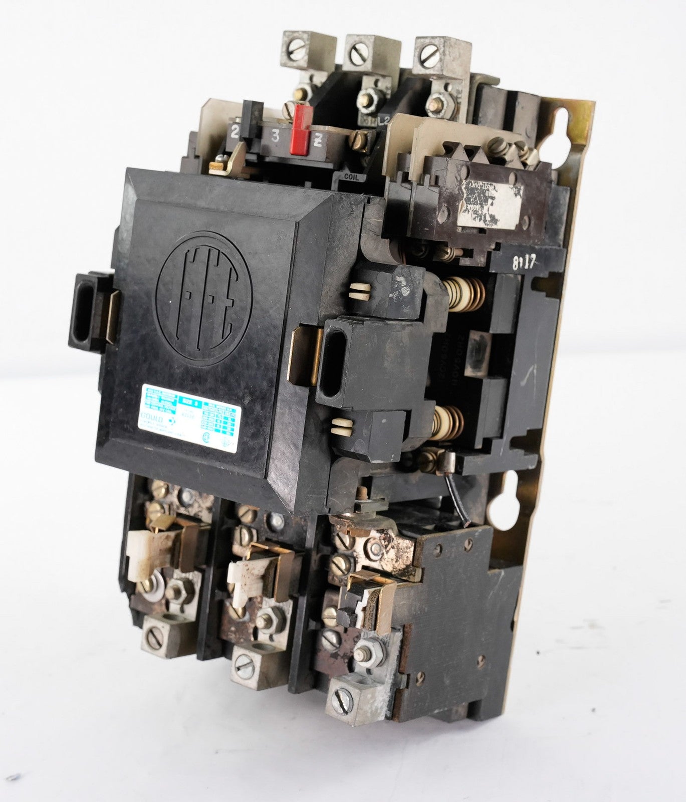 Gould A203 Size 3 Magnetic Motor Starter 3-Pole 600V 90A Series E A203E