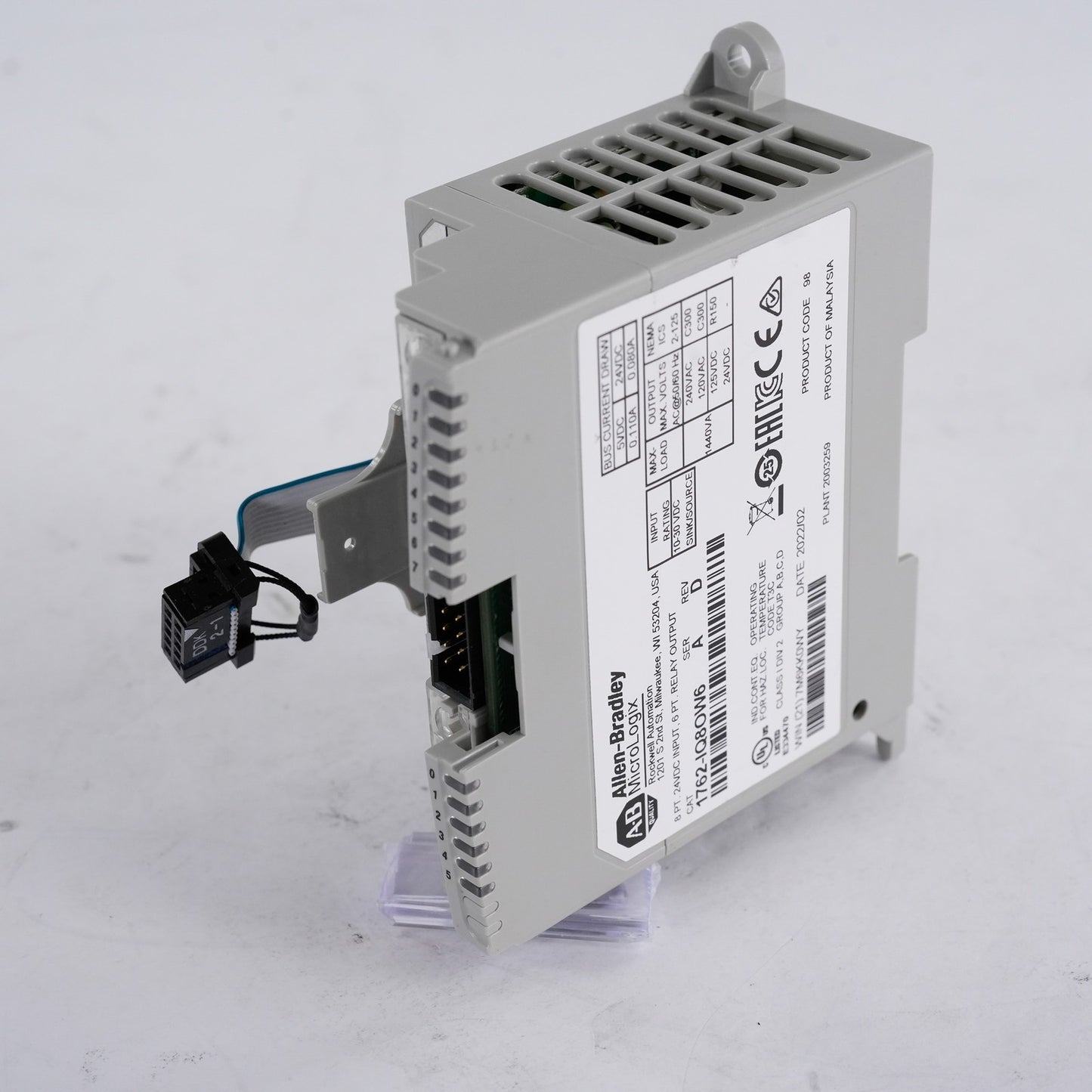 Allen Bradley 1762-IQ8OW6 /A MicroLogix 8Pt Input 6Pt Relay Output Module IQ80W6