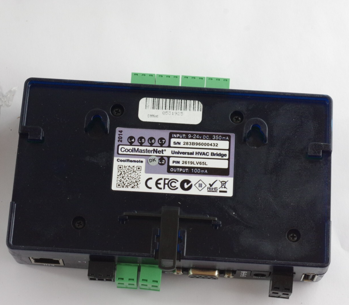 CoolMasterNet Universal HVAC Bridge 350mA 100mA Cool Automation