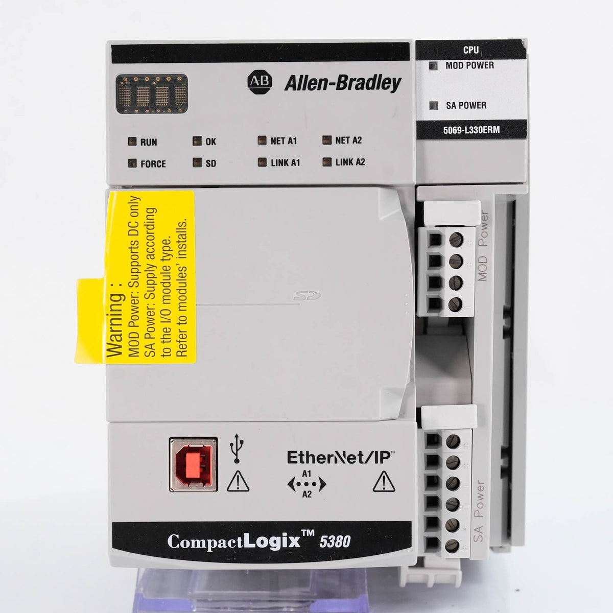 Allen Bradley 5069-L330ERM /A CompactLogix 5380 Controller 3MB 5069L330ERM 24VDC