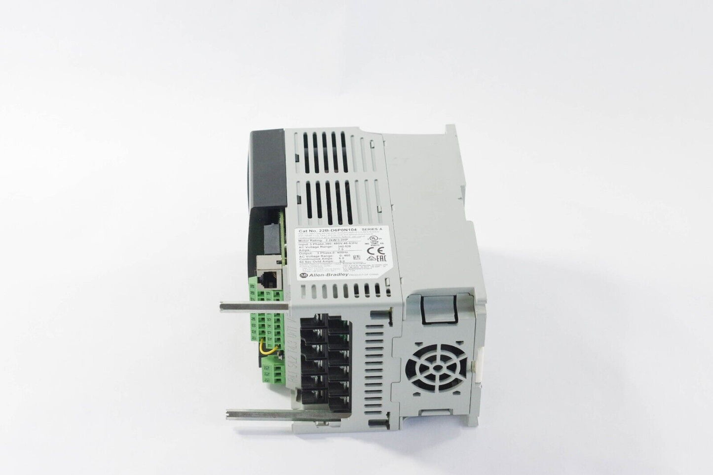 ALLEN BRADLEY 22B-D6P0N104 POWERFLEX 40 3HP AC DRIVE 480vac 3ph