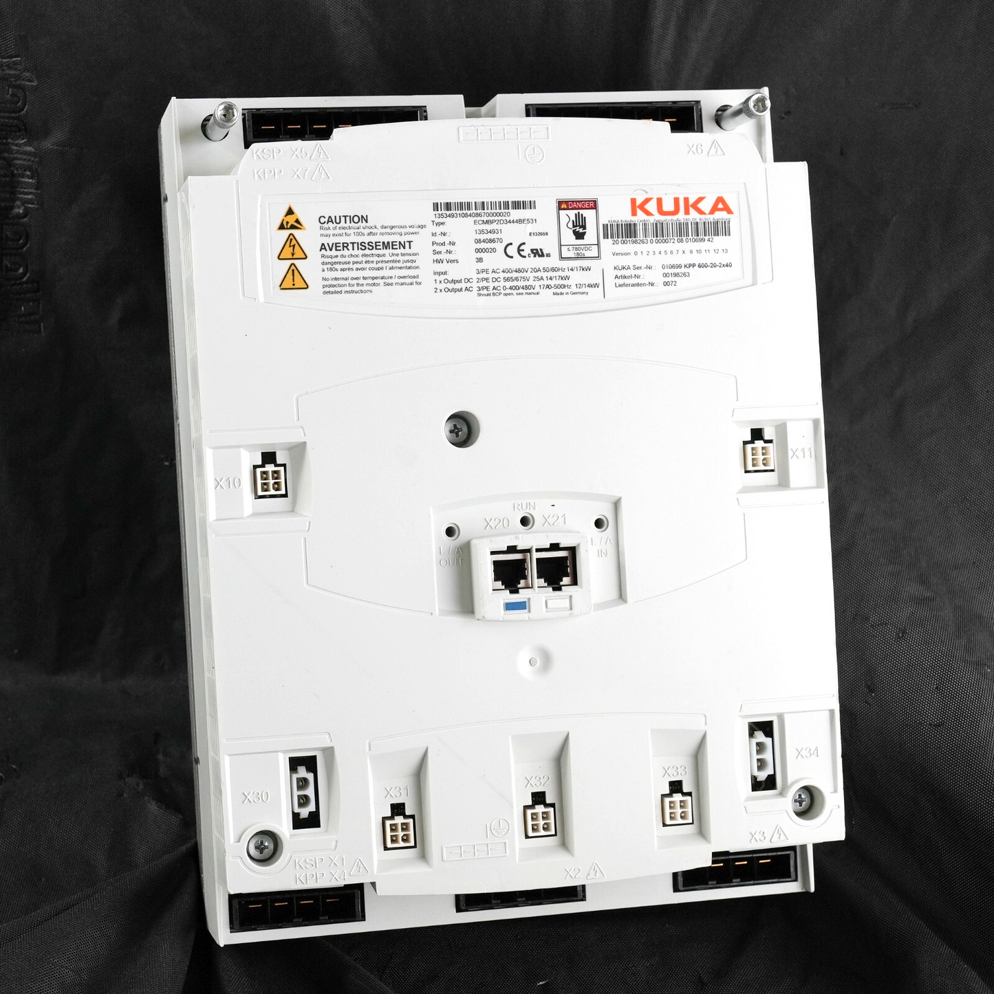 KUKA ECMBP2D3444BE531 Servo Drive 600-20-2x40 13534931 - Refurbished