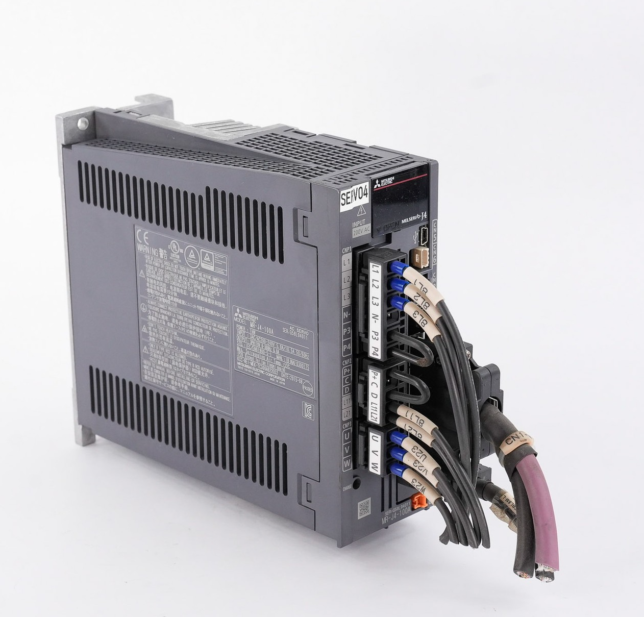 Mitsubishi Electric MR-J4-100A AC Servo Drive 1kW 3-Phase 200-240V MRJ4100A