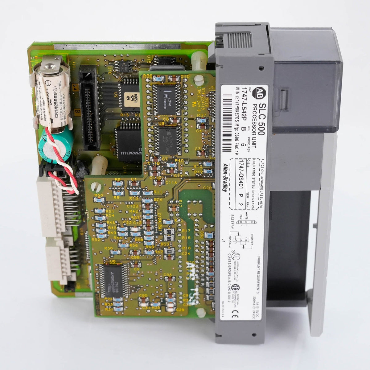 Allen Bradley 1747-L542P Ser B SLC 5/04P 32K Memory Processor CPU 1747L542P 5/04