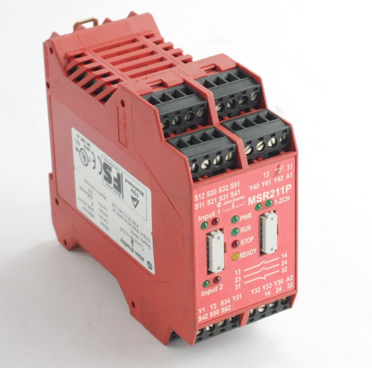 Allen Bradley MSR211P Ser B Guardmaster Safety Relay 24VDC 440R-H23177