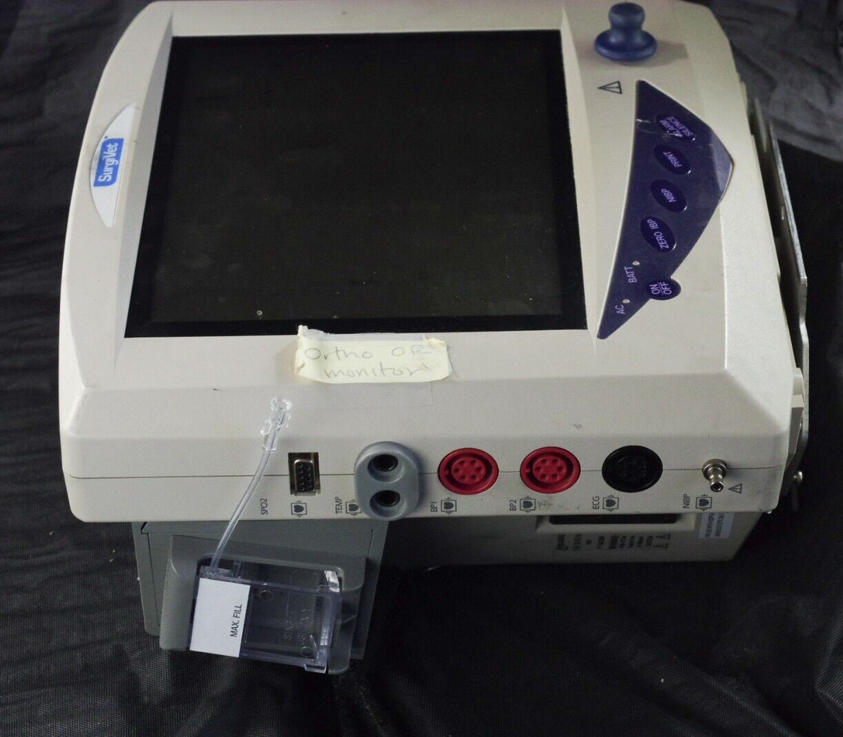 SurgiVet V9204 Veterinary Patient Monitor CO2-ECG-SpO2-NIBP V9212AR - FOR PARTS