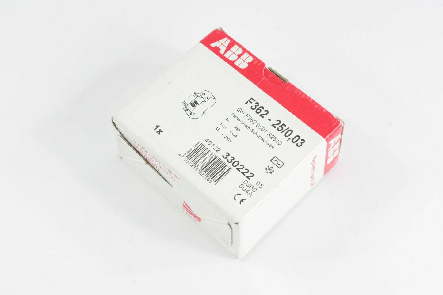 ABB  F362  25A 0,03A  GROUND FAULT INTERRUPTER F362-25/0,03