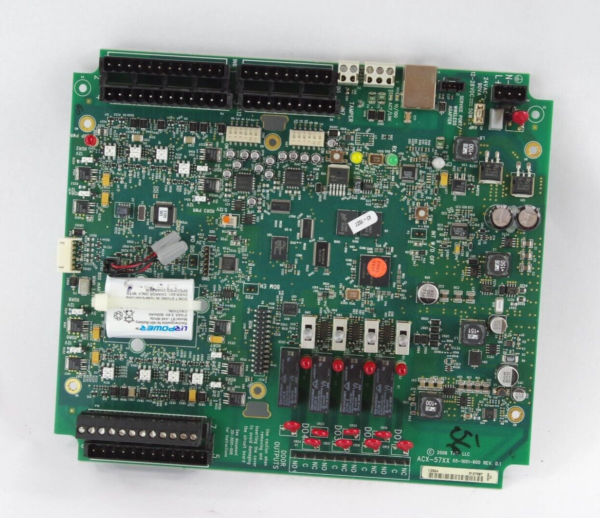 Schneider Electric ACX-57XX TAC 05-1001-600 TAC051001600 Rev D.1 ACX-5740 Board