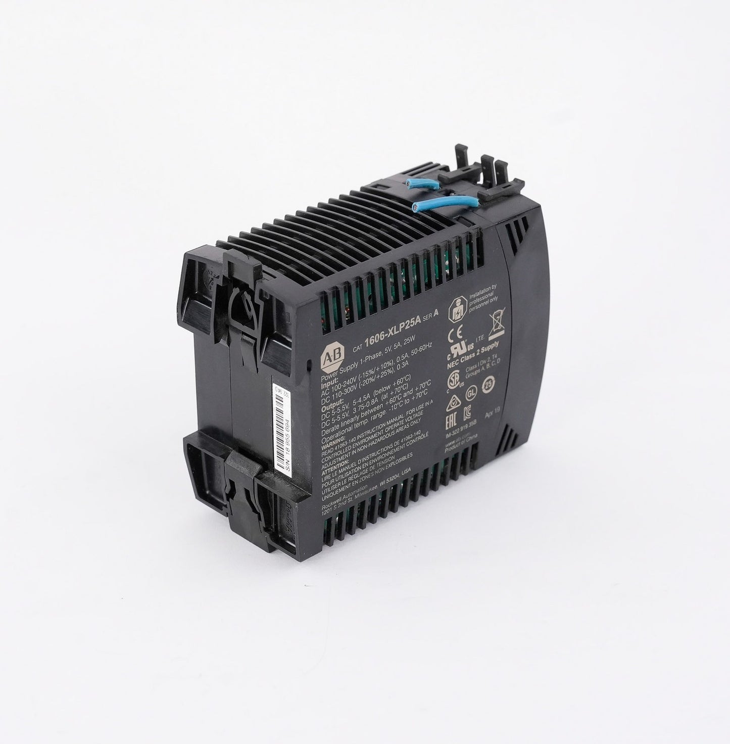 Allen Bradley 1606-XLP25A /A Power Supply 5V 25W 5A 100-240V 1606XLP25A
