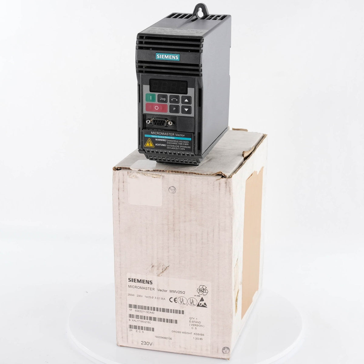 Siemens 6SE3211-5CA40 Micromaster Vector AC Drive 0.12kW 230V 6SE32115CA40